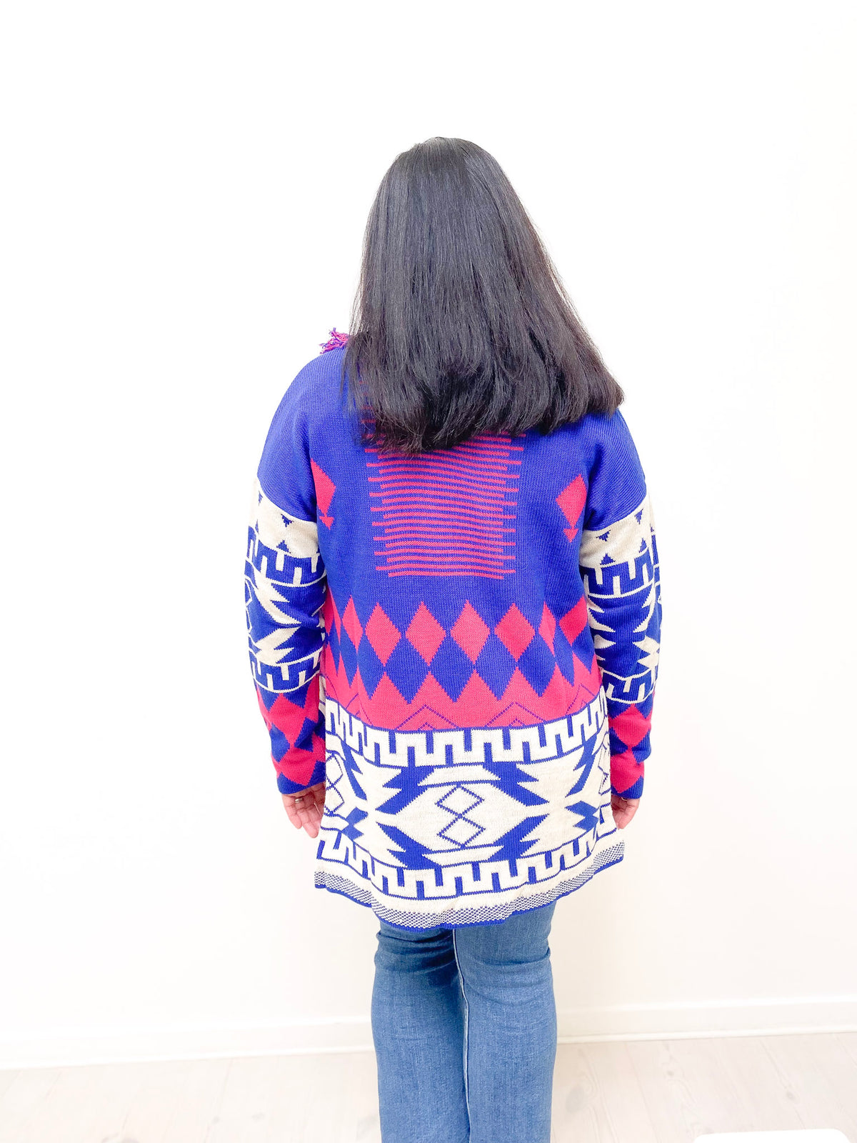 Aztec Fringe Cardigan