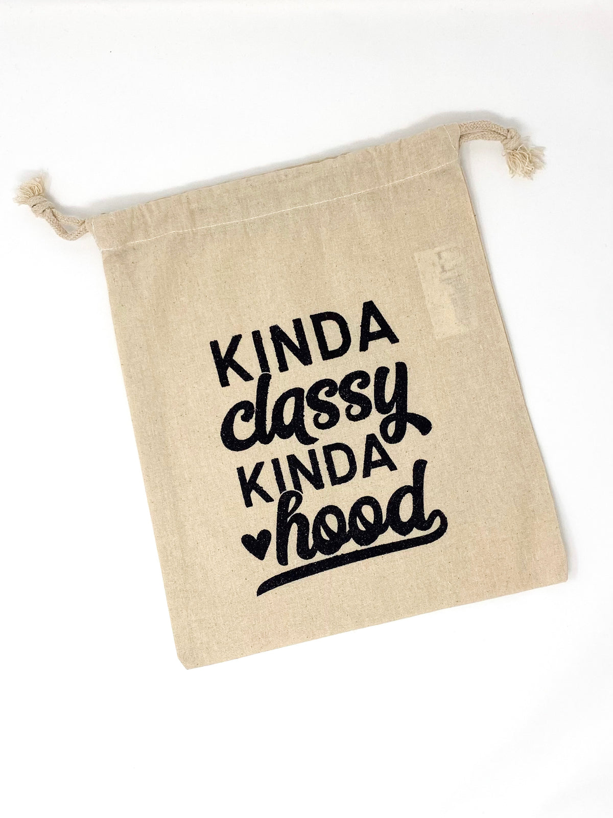 Kinda Classy Kinda Hood Drawstring Pouch
