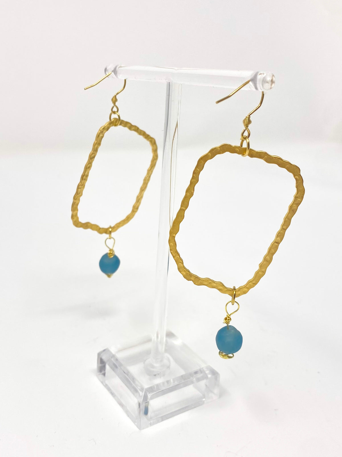 Off My Balance Beaded Earrings