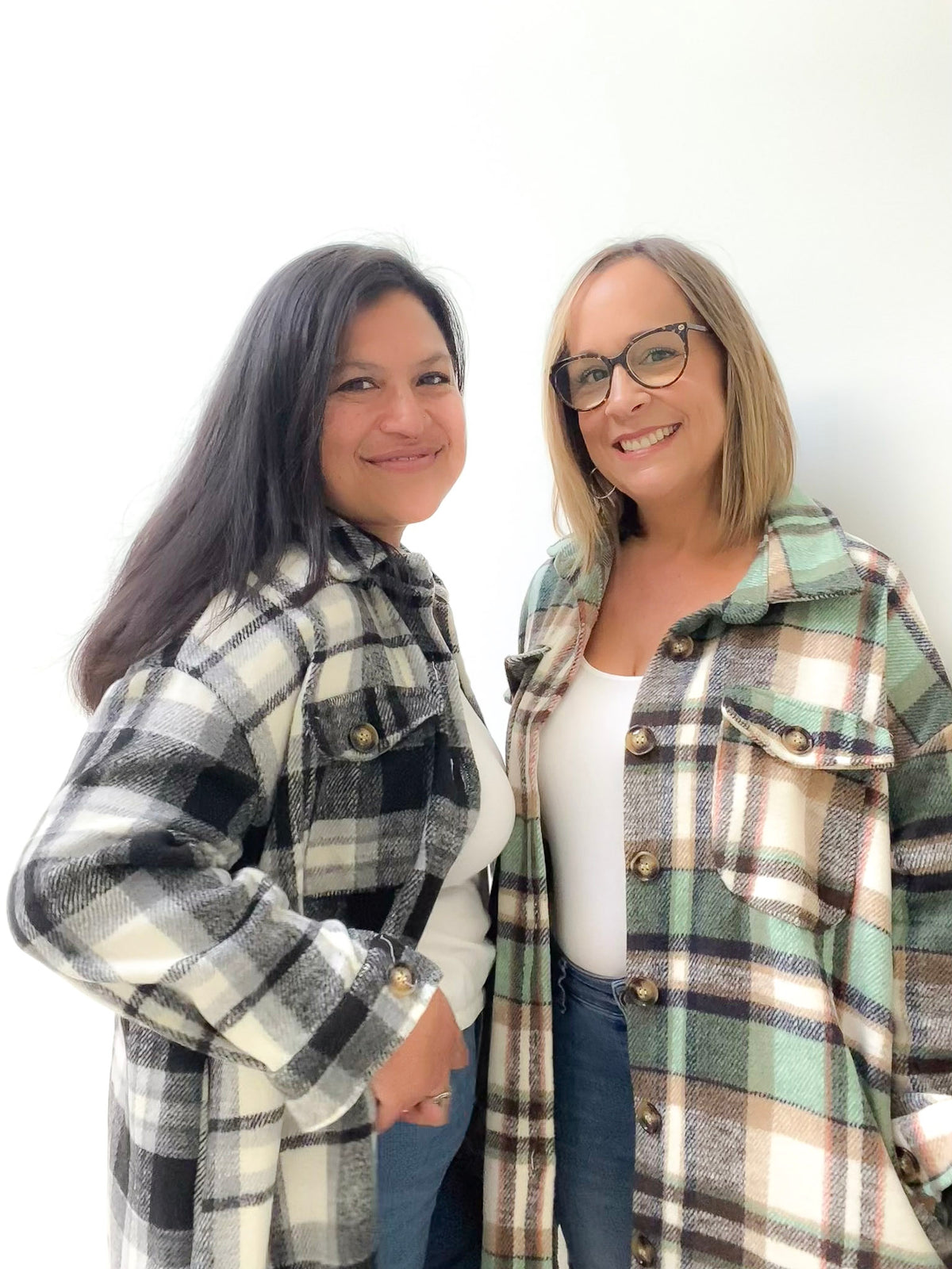 Flannel Shacket - Light Green