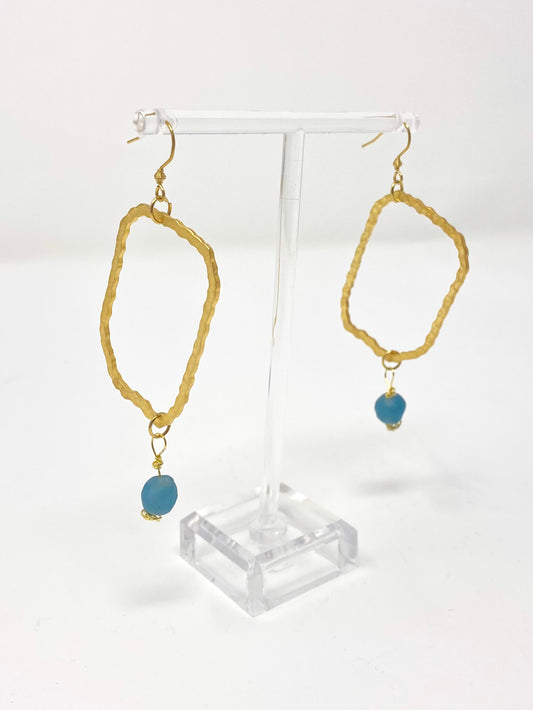 Off My Balance Beaded Earrings