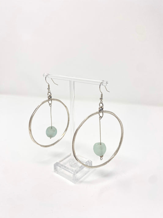 I'm Feeling Distressed Hoop Earrings