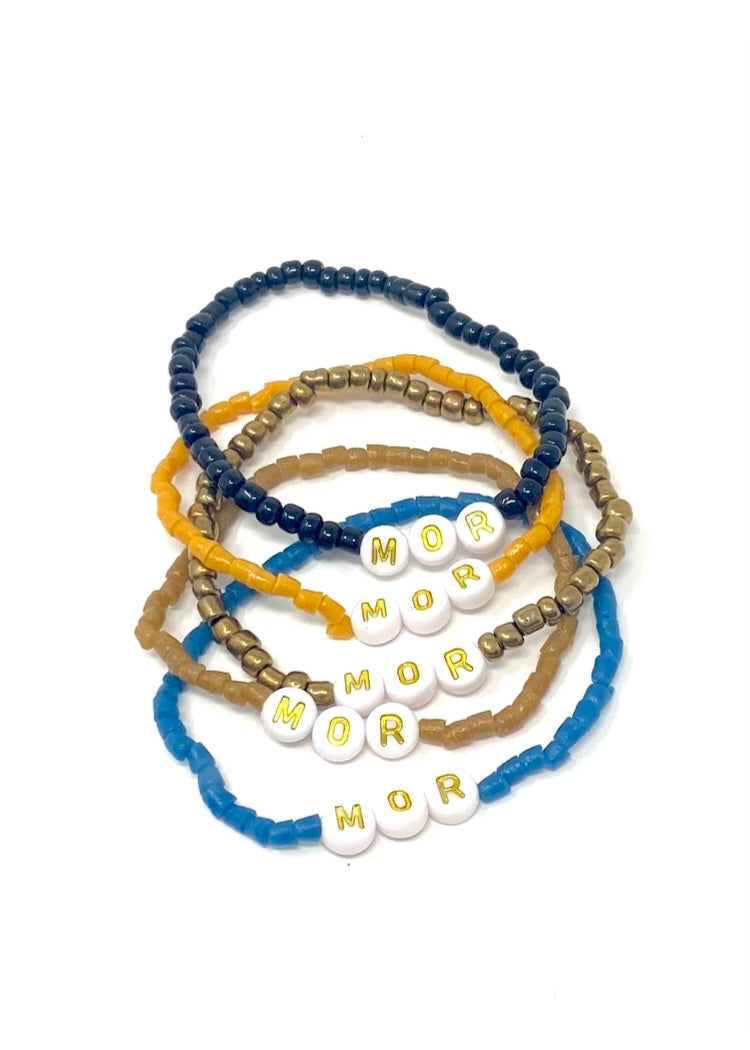 Affirmation Word Beaded Bracelet