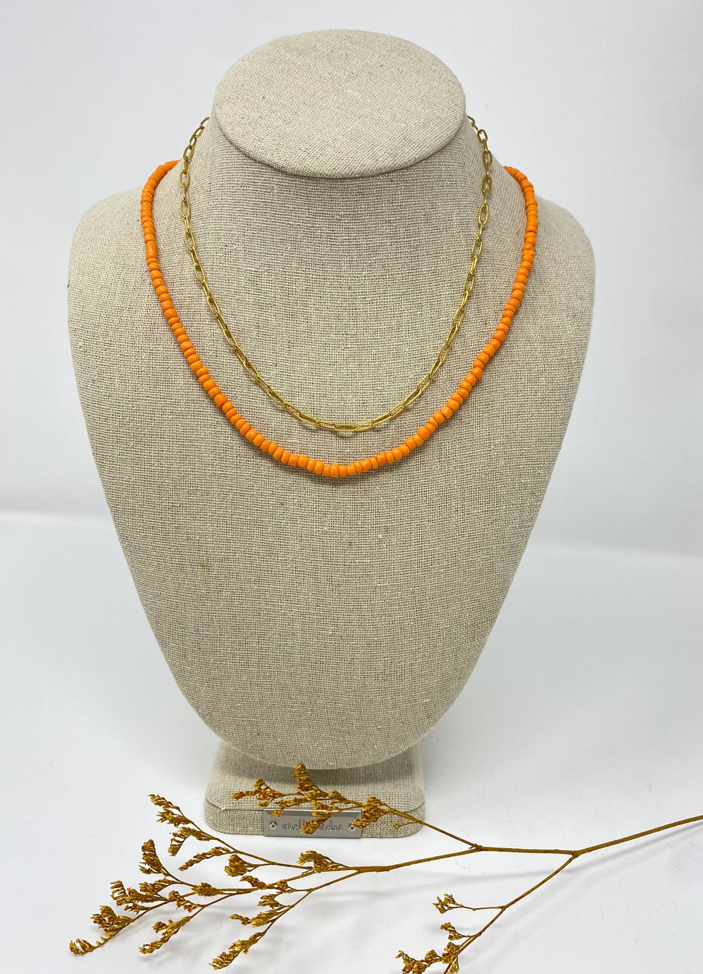 Double strand necklace