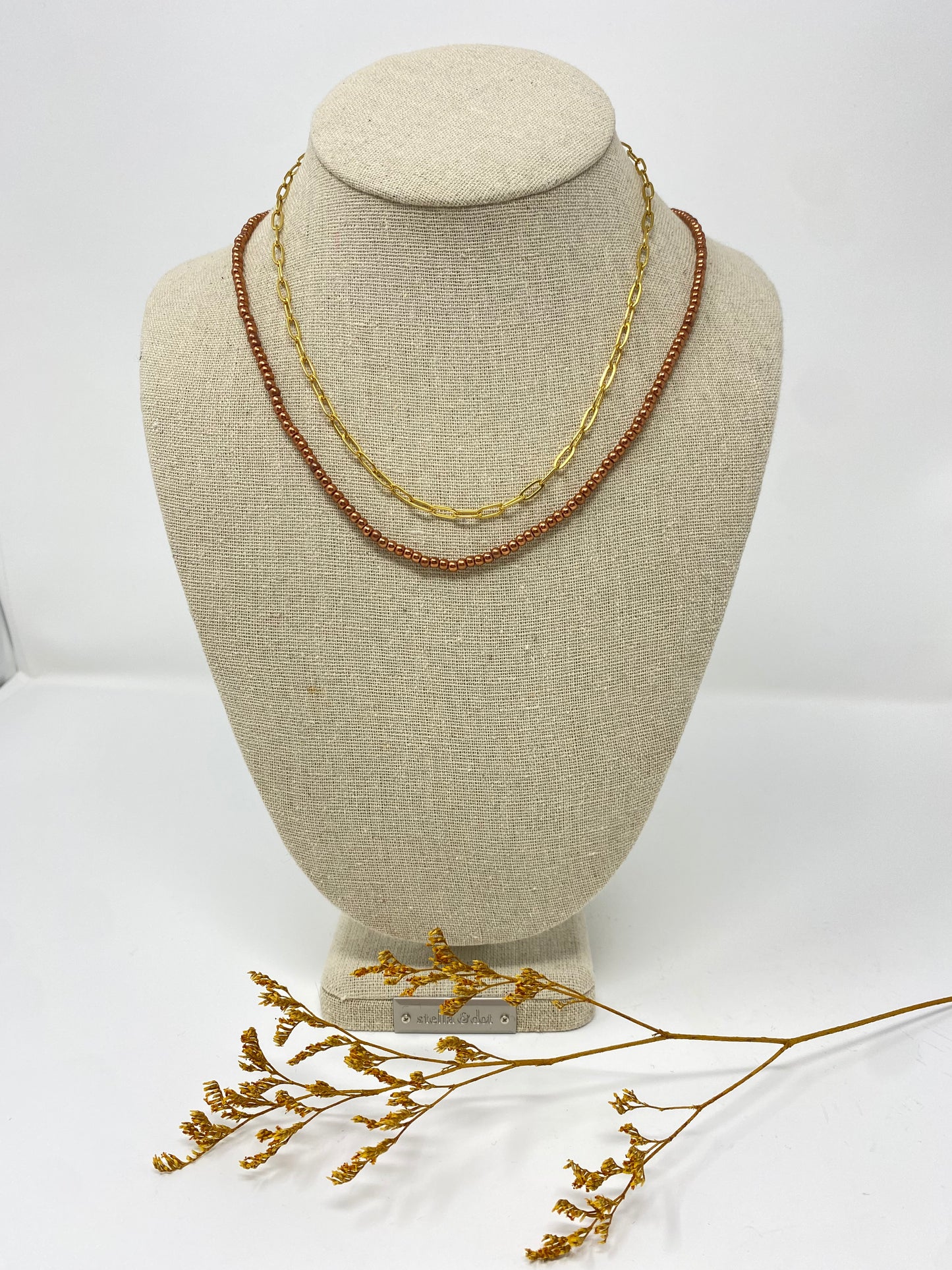 Double strand necklace