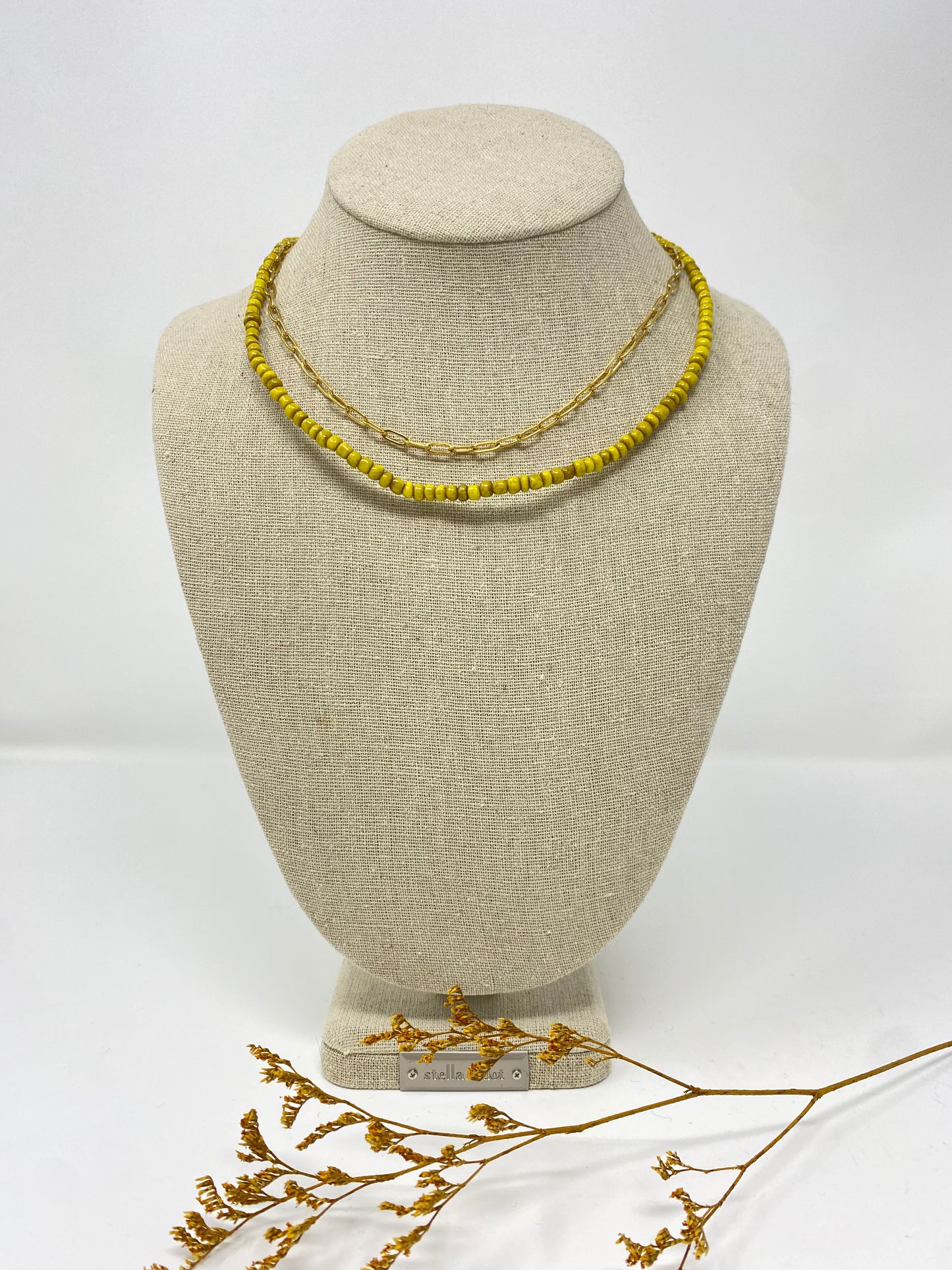 Double strand necklace