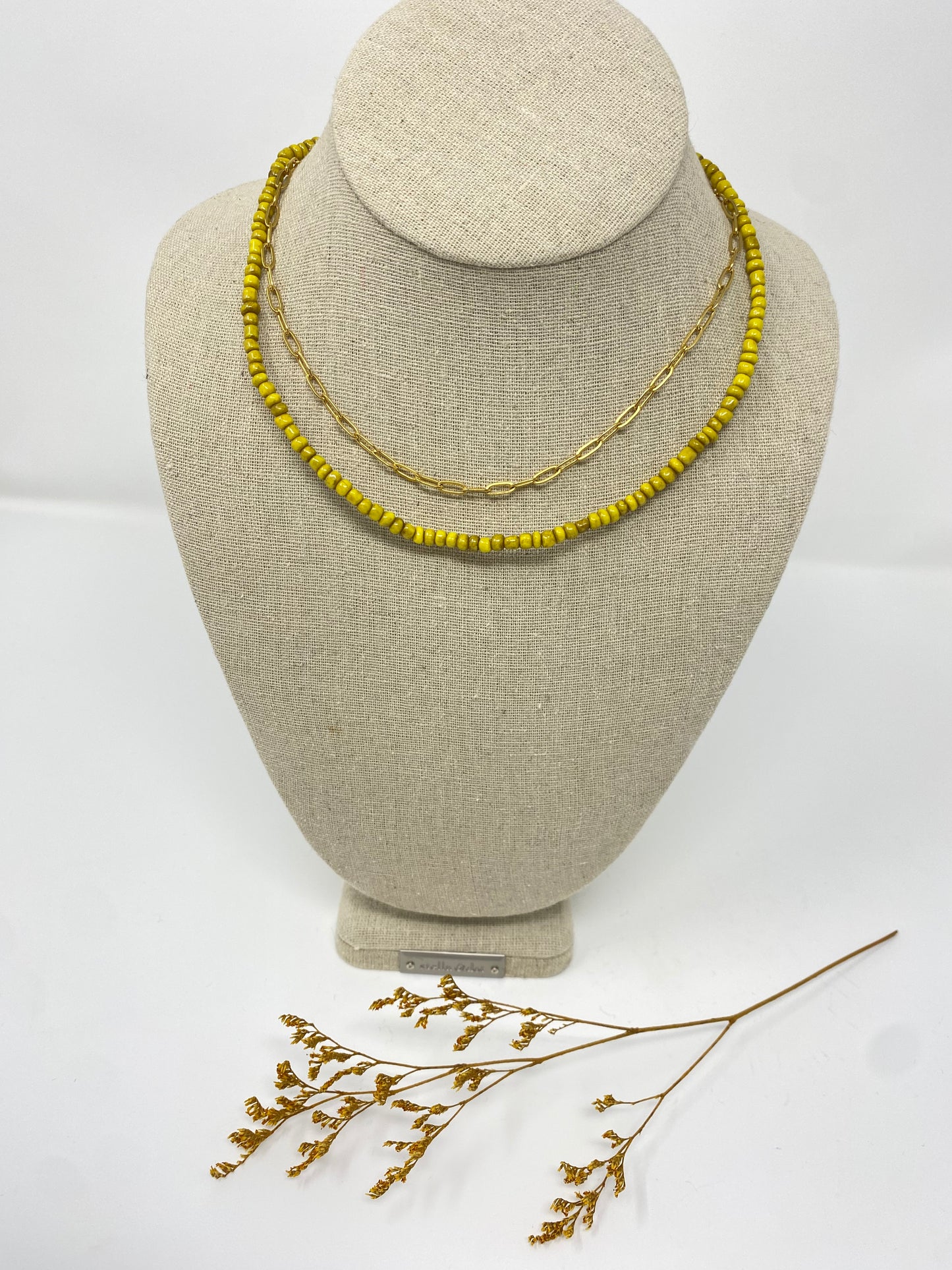 Double strand necklace