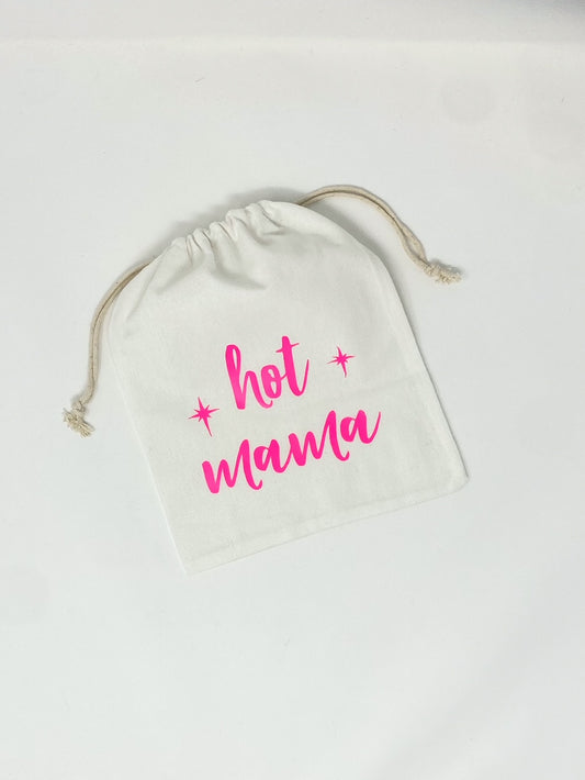 Hot Mama Drawstring Pouch