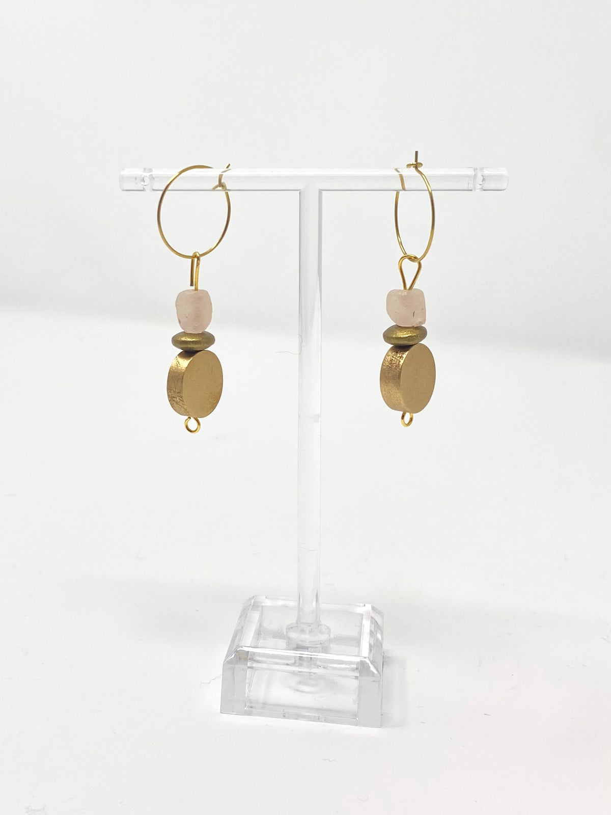Dust Me Off Rose Dangle Earrings