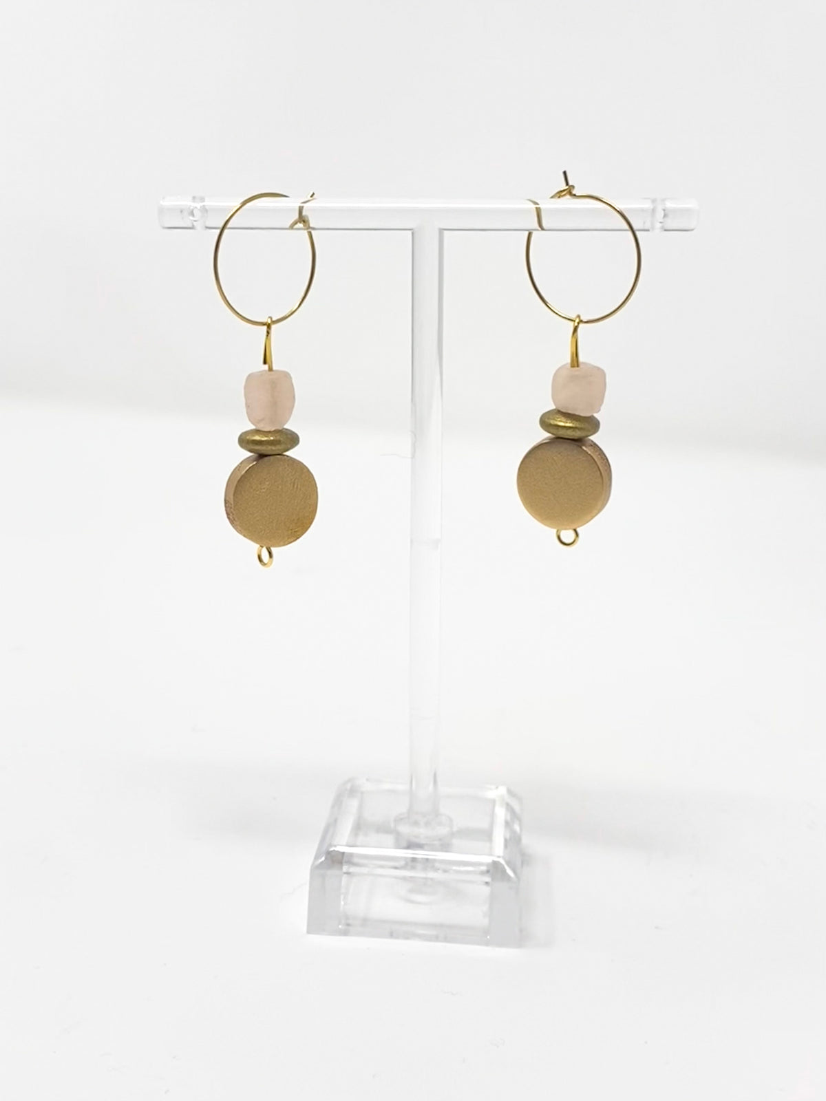 Dust Me Off Rose Dangle Earrings