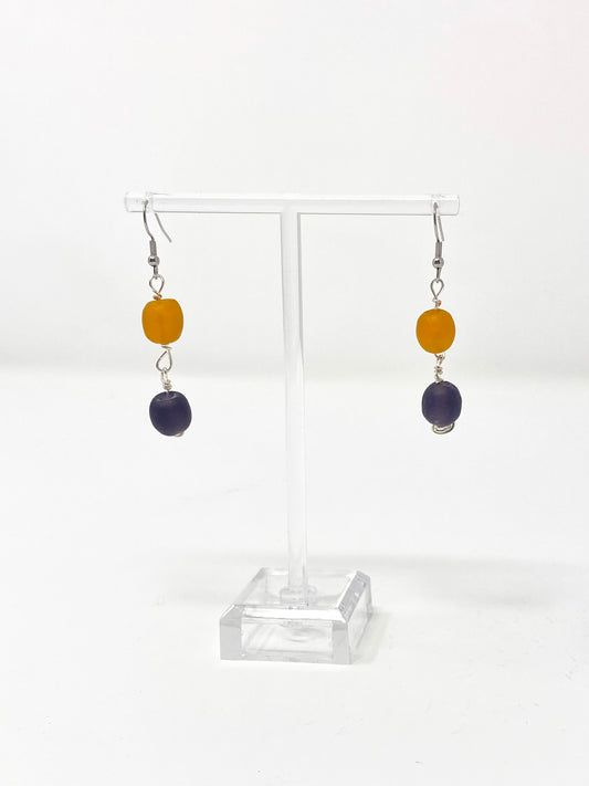 Pop O' Color Beaded Dangle Earrings