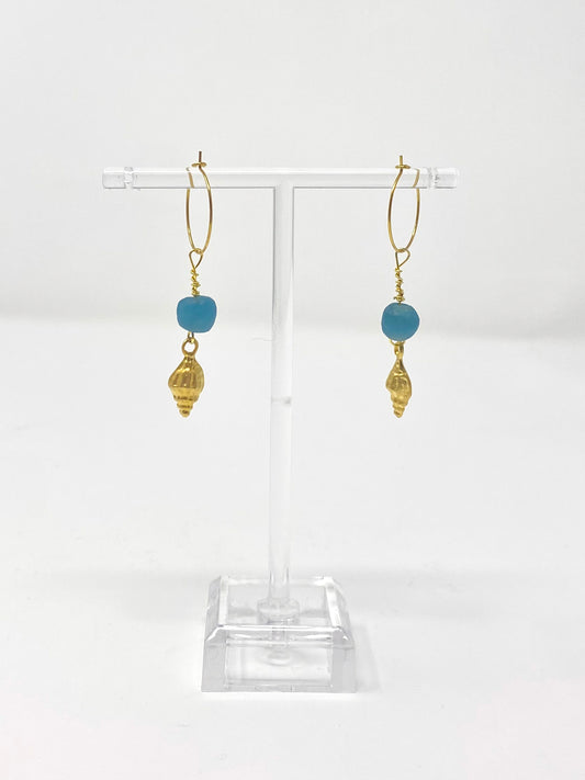 See Me at the SeaShell Dangle Earrings