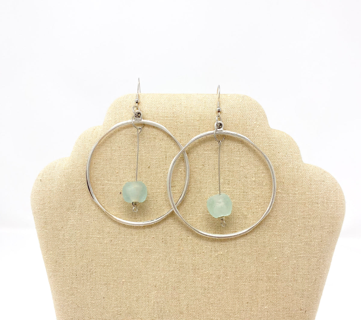 I'm Feeling Distressed Hoop Earrings